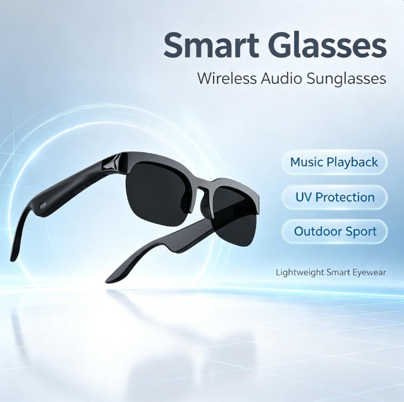 Smart Glasses Lens - نظارات شمسية ذكية 2026 مع ميزة