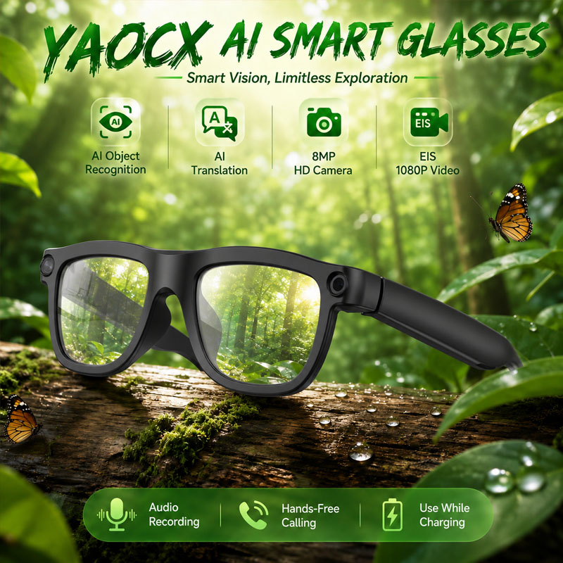 Smart Glasses Lens - نظارات ذكية بتقنية الذكاء الاصطناعي للترجمة