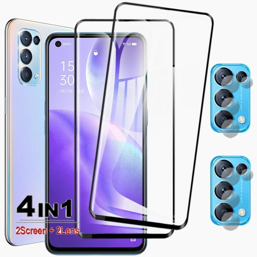 Oppo Find X8 - 4IN1 غطاء كامل من الزجاج المقسى