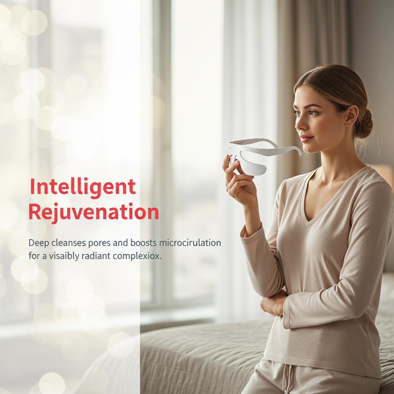 جهاز تدليك العين الذكي المحمول - مراجعة Light Therapy Glasses وسعره