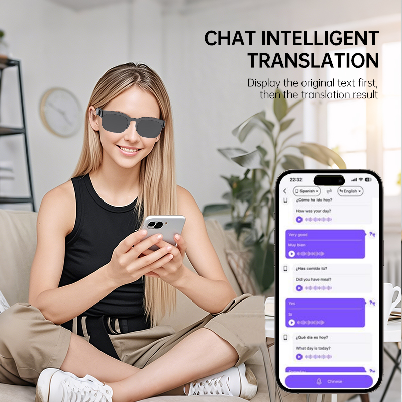نظارات شمسية ذكية 2026 مع ميزة - مراجعة Smart Glasses Lens وسعره