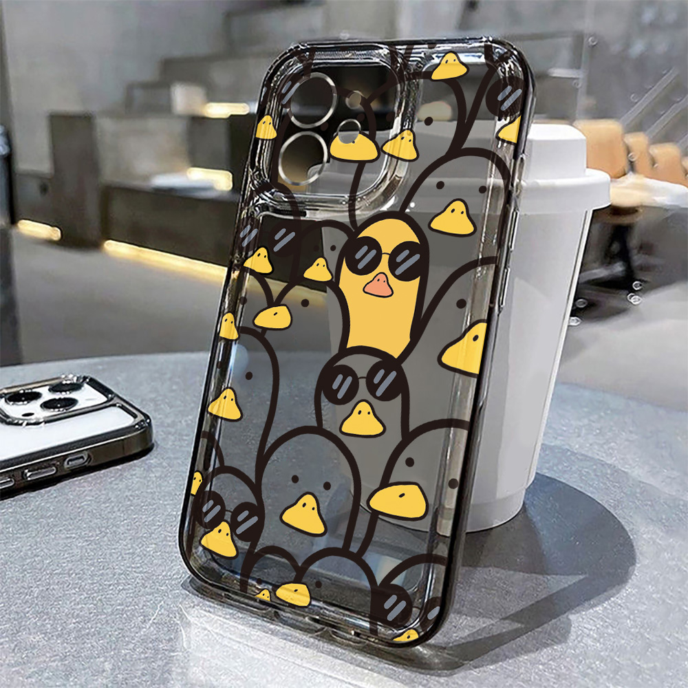 حافظة لطيفة على شكل بطة كرتوني - مراجعة Apple Iphone 15 وسعره