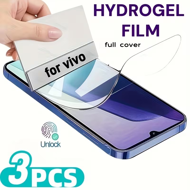 3 قطع من واقي الشاشة لهواتف في - مراجعة Vivo V40 وسعره
